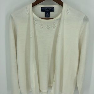 Norton McNaughton Petites Ivory sweater